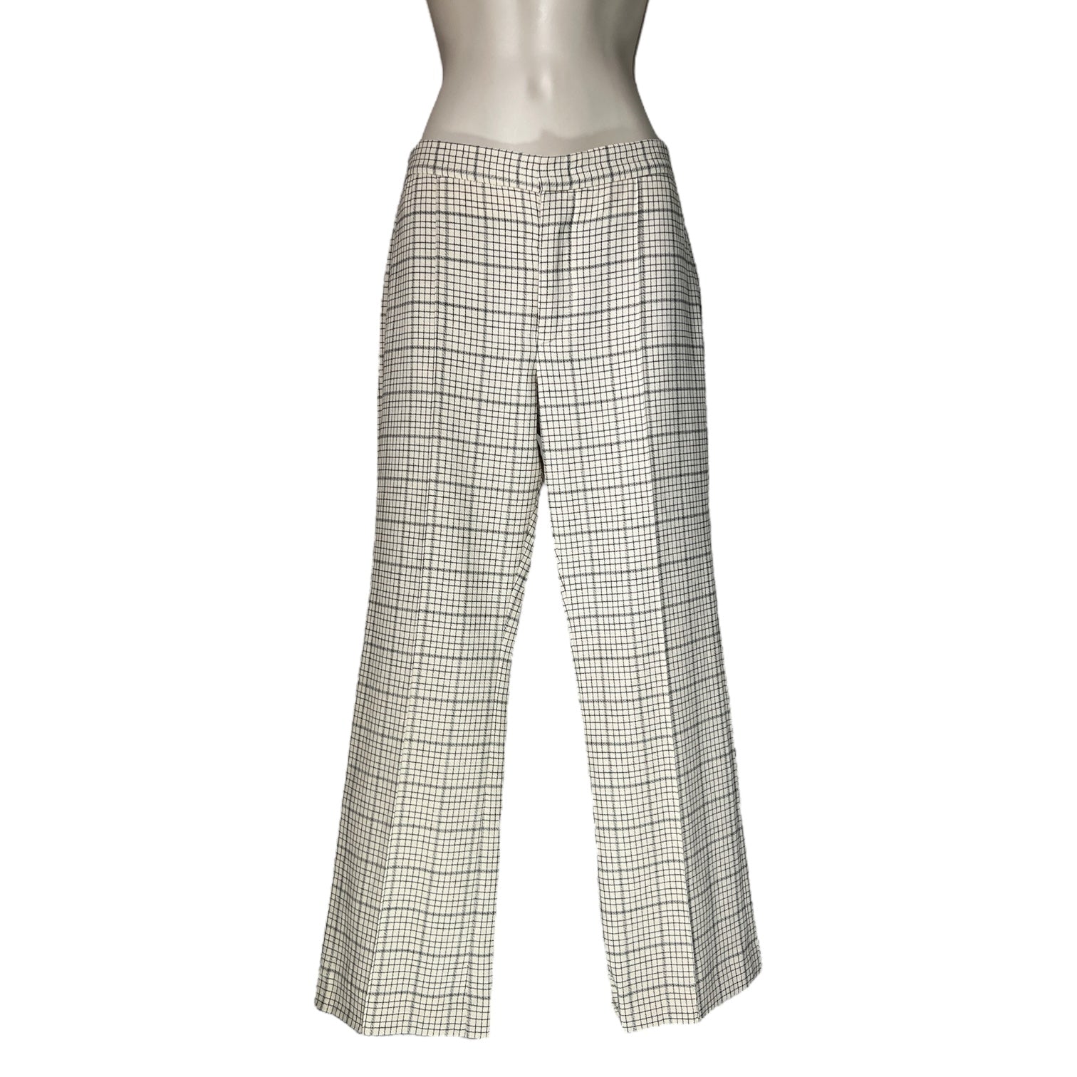 Isabel Marant Cotton Cropped Straight-Leg Trousers - Check, FR36