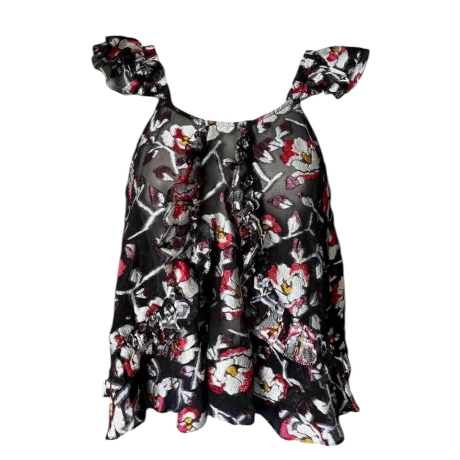 Isabel Marant “Piety” Silk Top – Black, FR36 – pre-loved