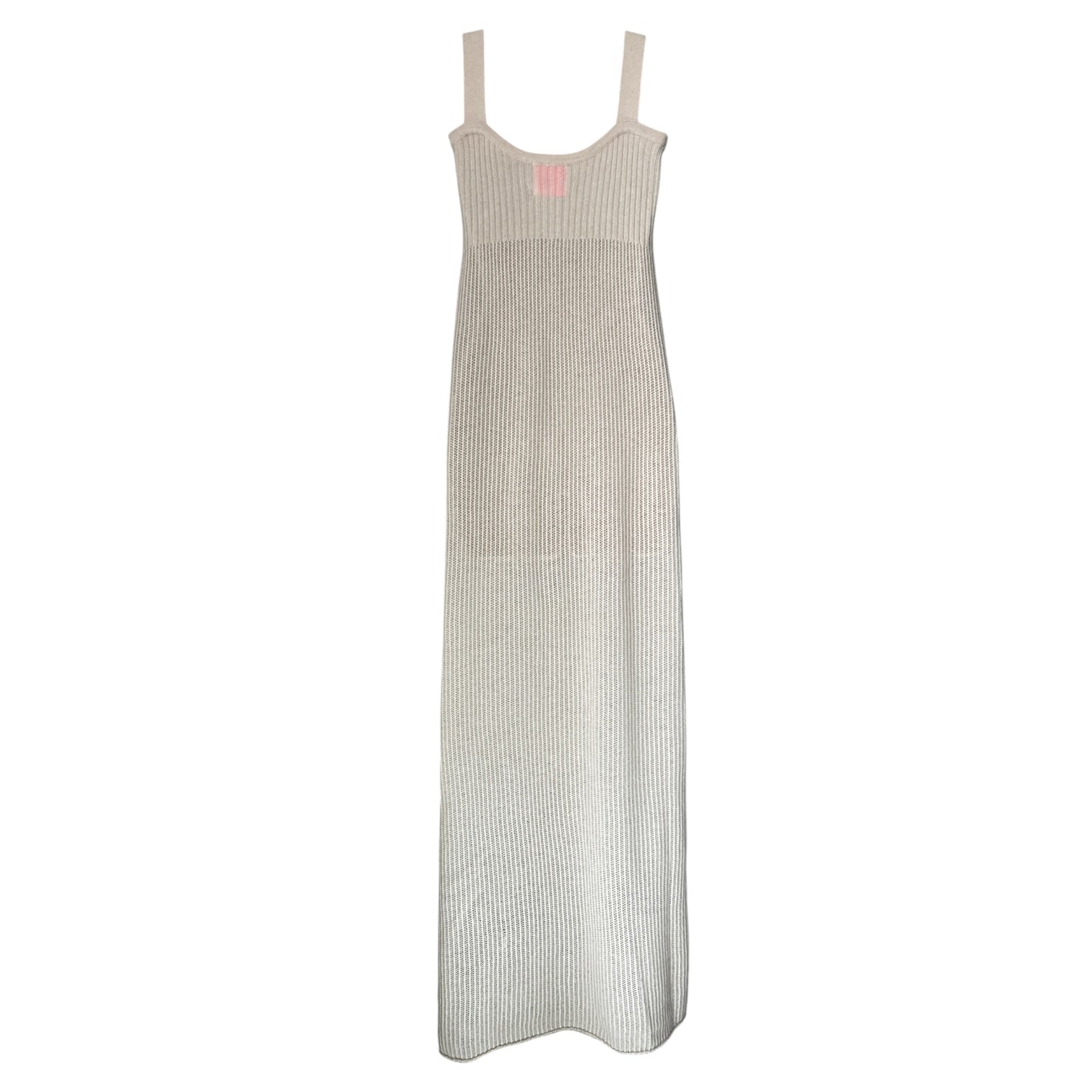 Crush Cashmere Sleeveless Cardigan Vest – Bow Tie Front Longline Knit, Size 1 (UK8)