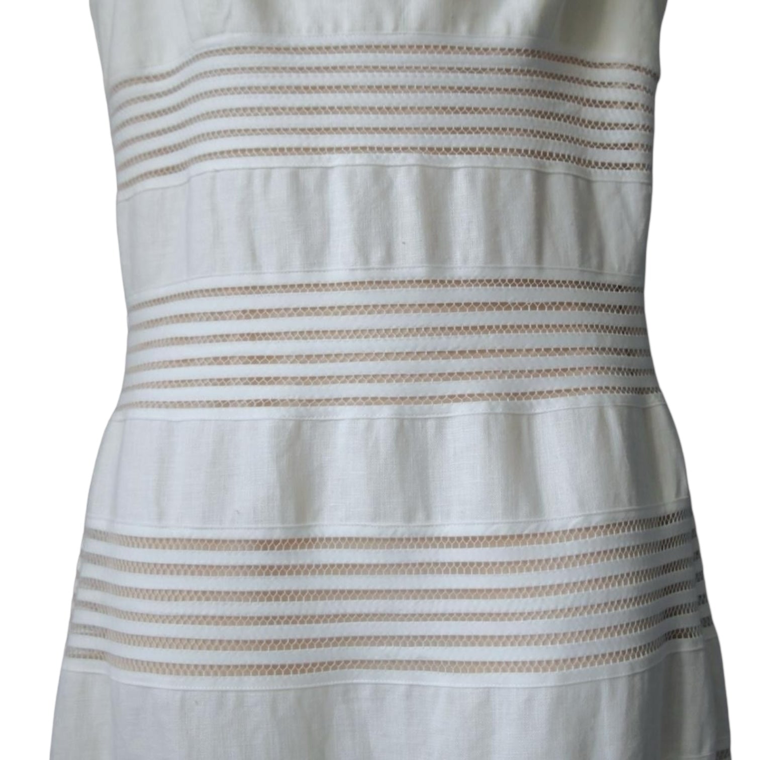 Zimmermann The Corsage Linen Orchid Belt Midi Dress – Sz 2 (UK12)