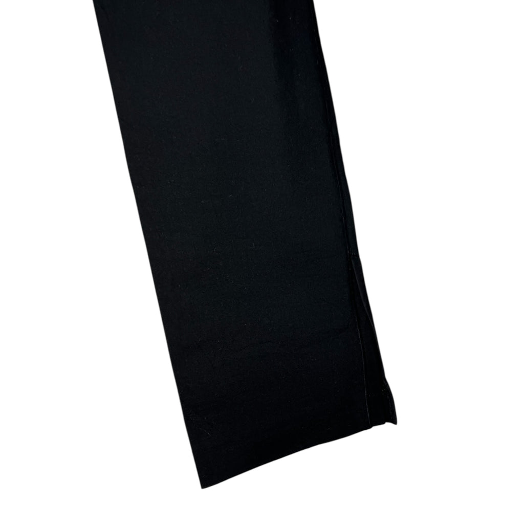 Isabel Marant Black High-Rise Cropped Cigarette Trousers – Cotton Blend Pants, FR40