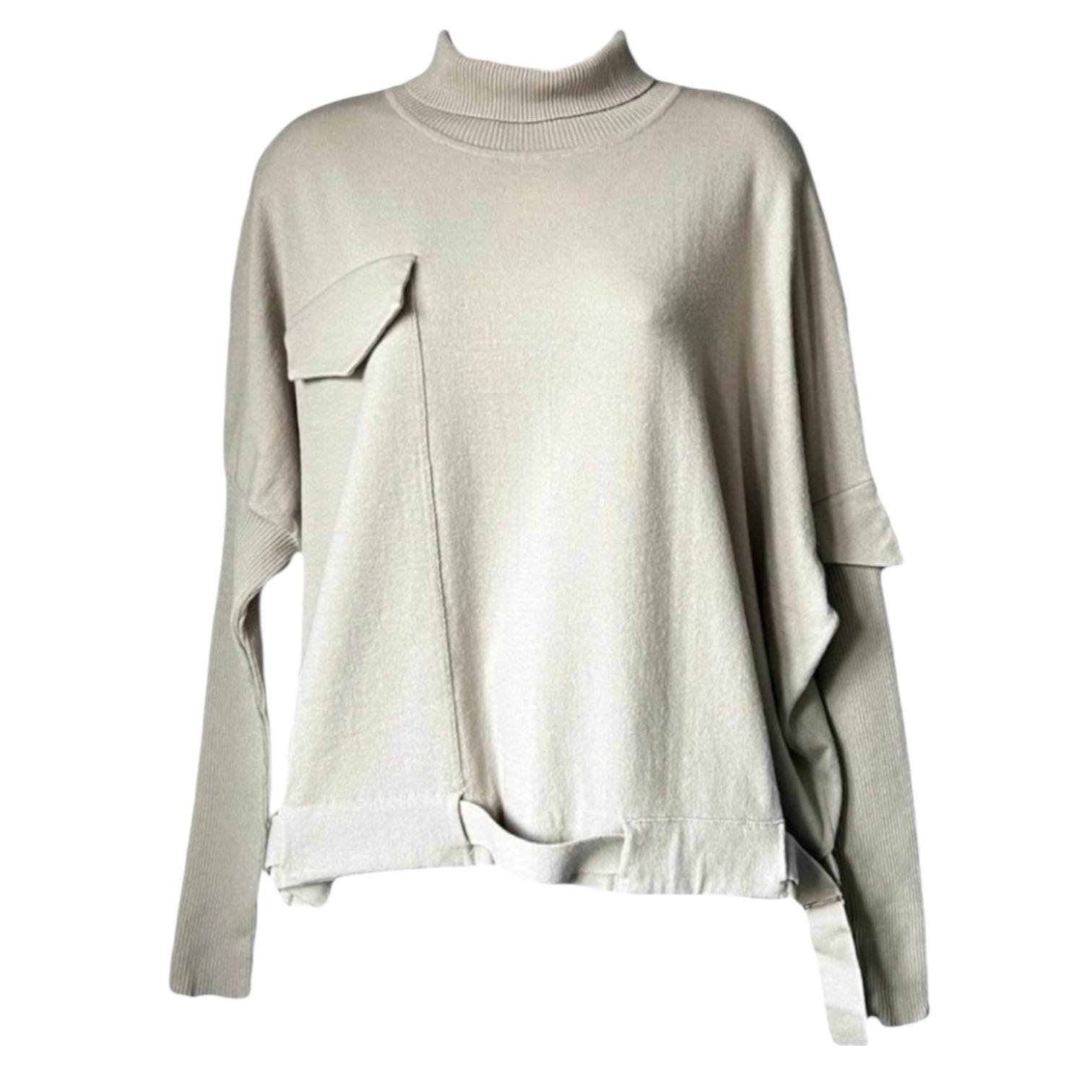 Annette Görtz Wool Roll Neck Oversized Jumper – Knit, Size M – pre-loved