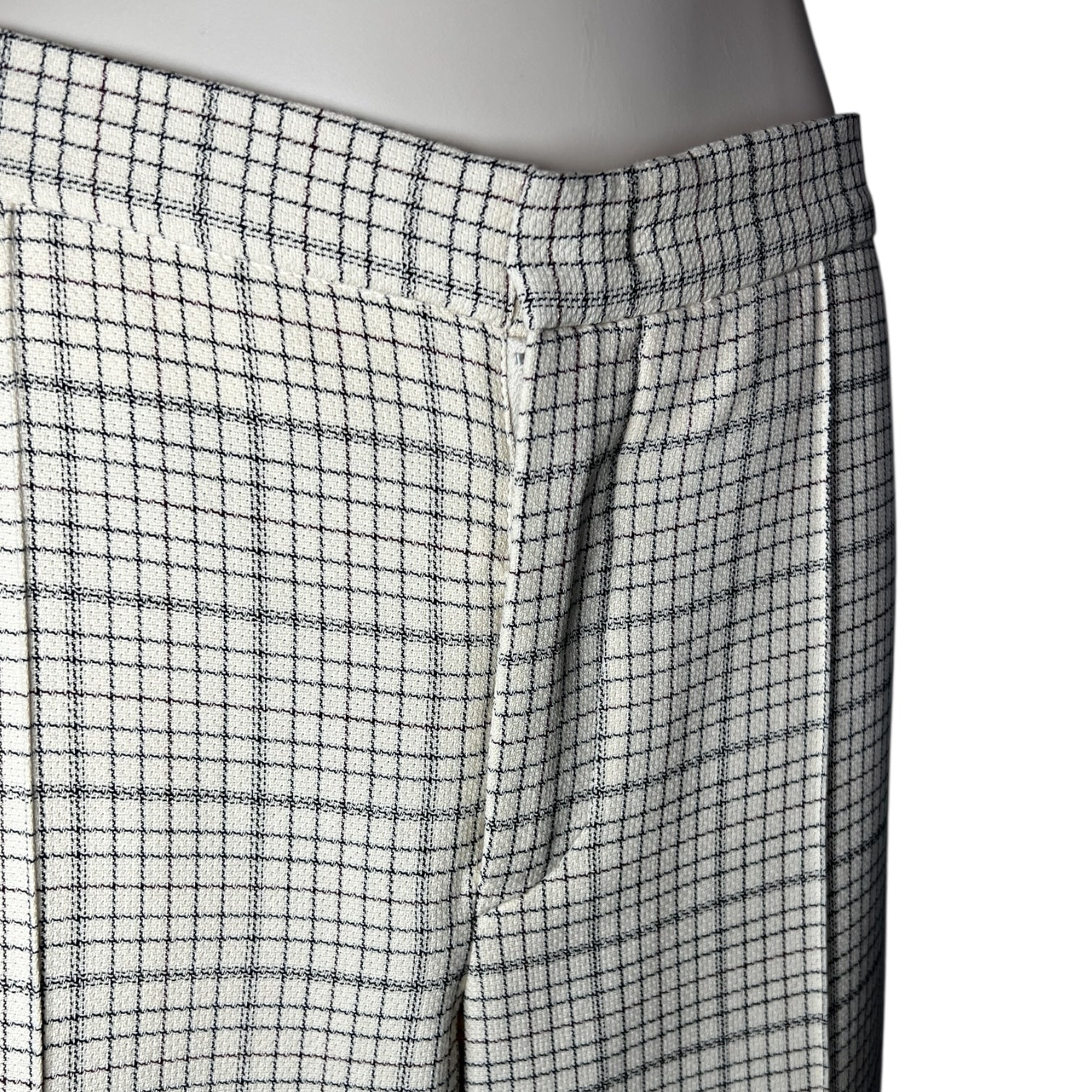 Isabel Marant Cotton Cropped Straight-Leg Trousers - Check, FR36