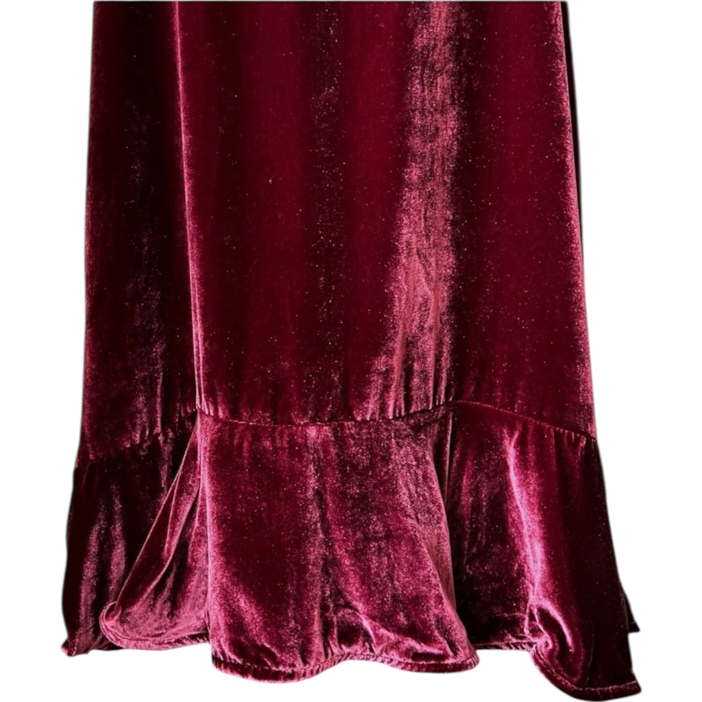 Rails Mini Velvet Slip Dress – Silk Blend, Size XS – pre-loved