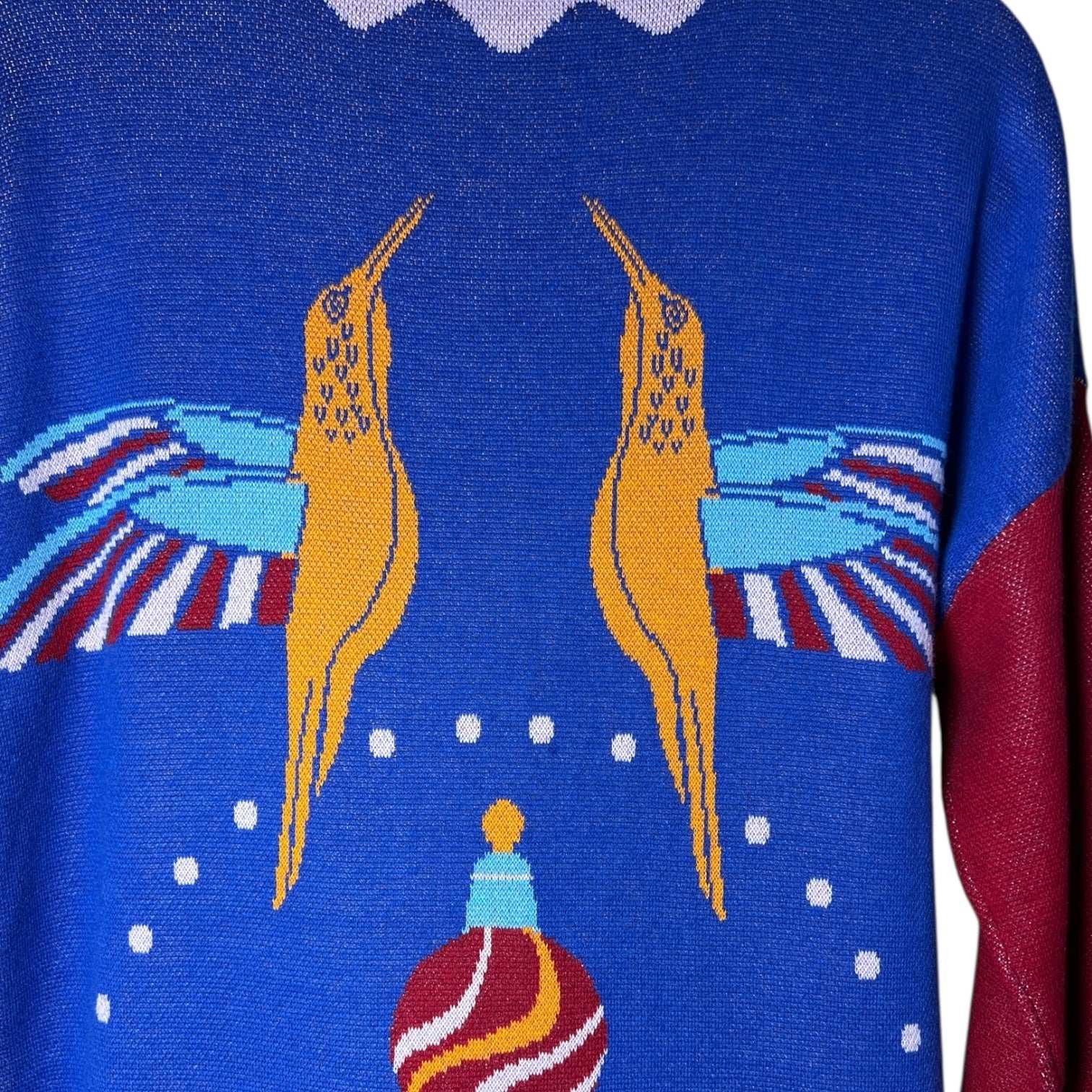 Paolita Mercury Knit Cardigan – Funky Stamp Print, Size L – pre-loved