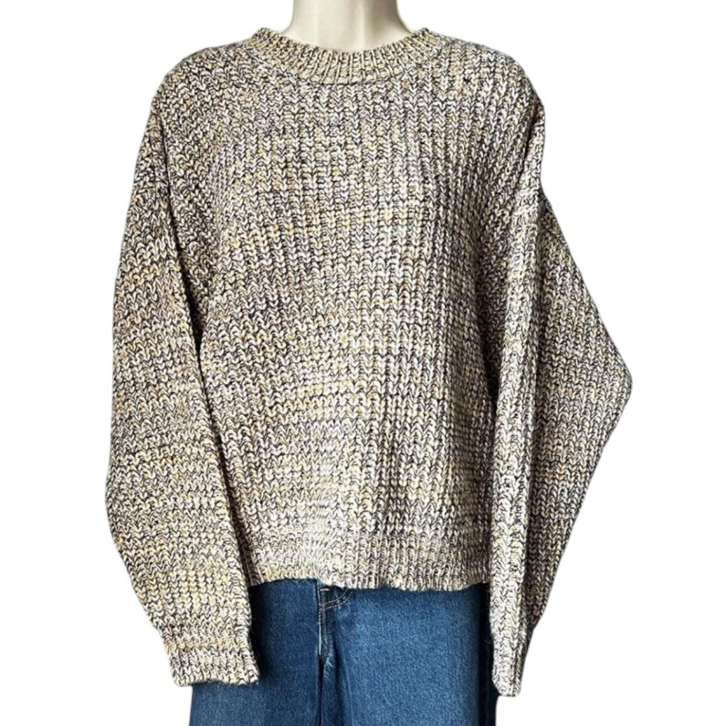 The Great Chunky Oversized Alpaca-Blend Jumper – Melange, US0 – pre-loved