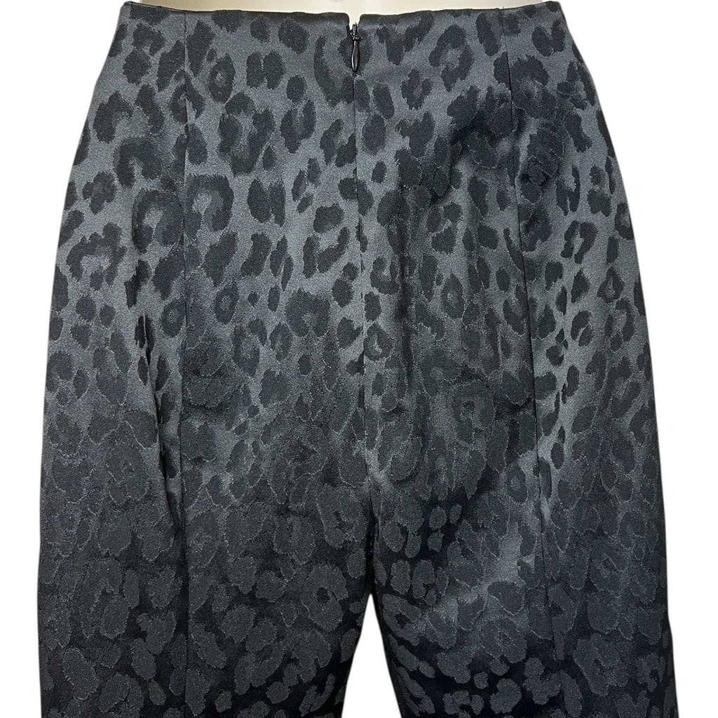 Veronica Beard Honolulu Leopard Jacquard Tuxedo Trousers – Tailored Fit, US 4 – pre-loved