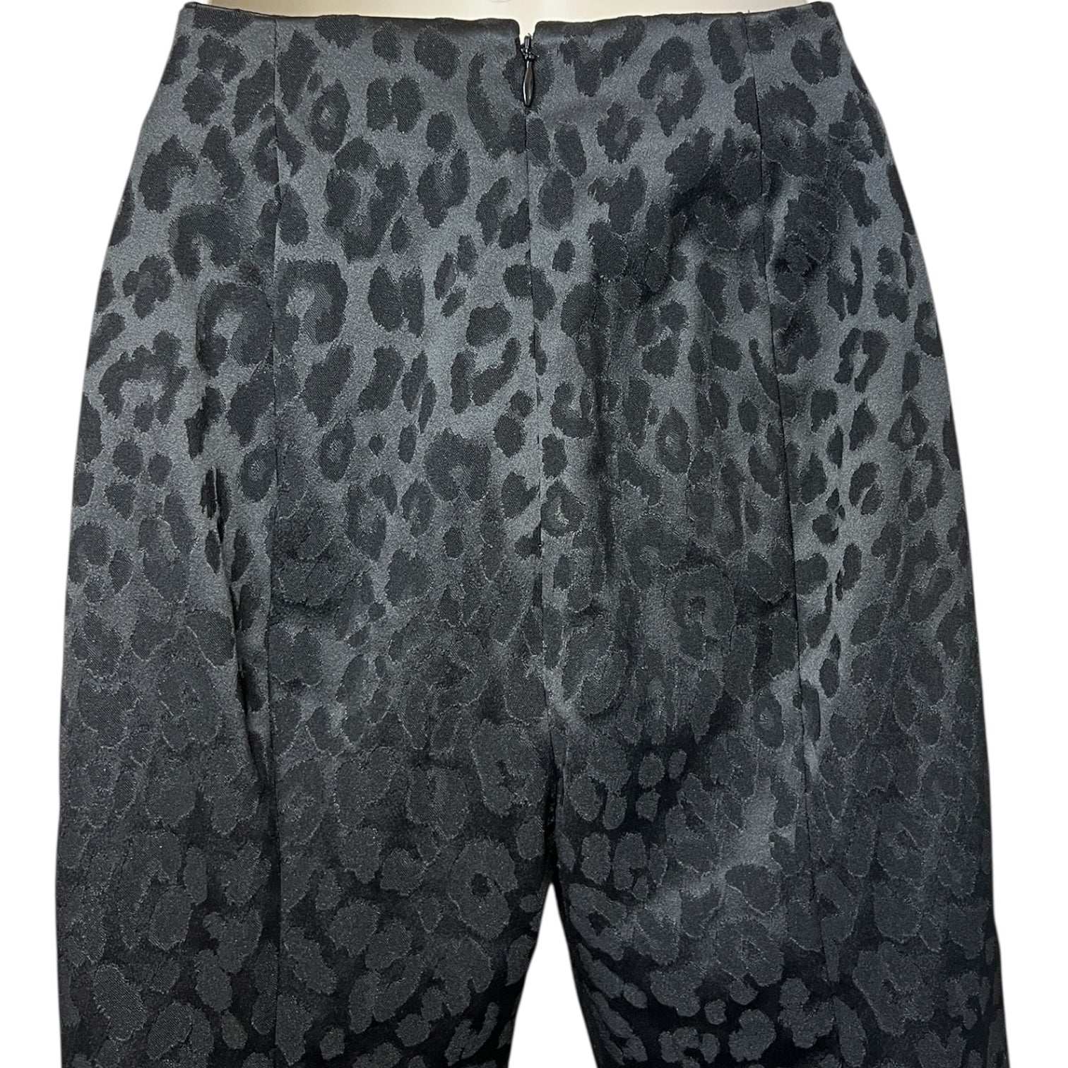 Veronica Beard Honolulu Leopard Jacquard Tuxedo Trousers – Tailored Fit, US 4 – pre-loved