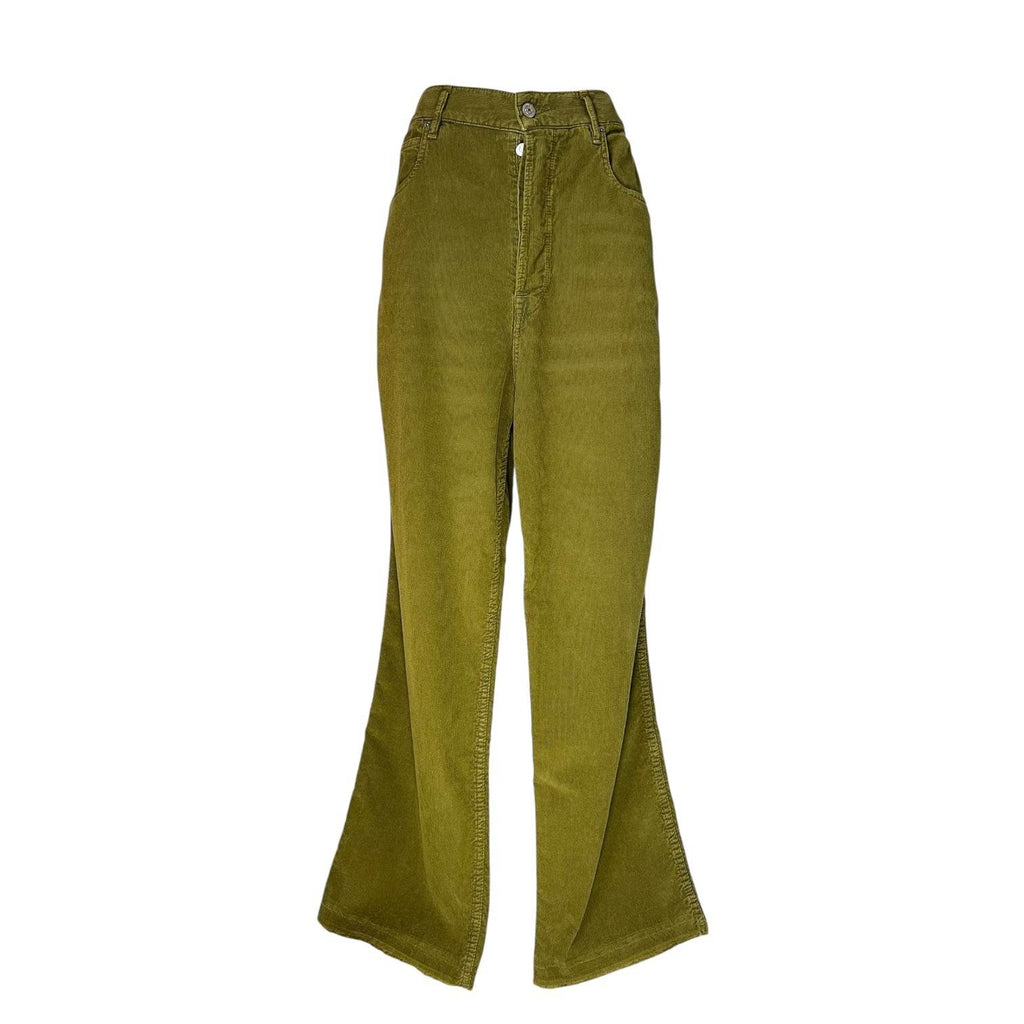 Golden Goose Corduroy Wide Leg Jeans – High Waisted Cropped, Sz 30 – pre-loved