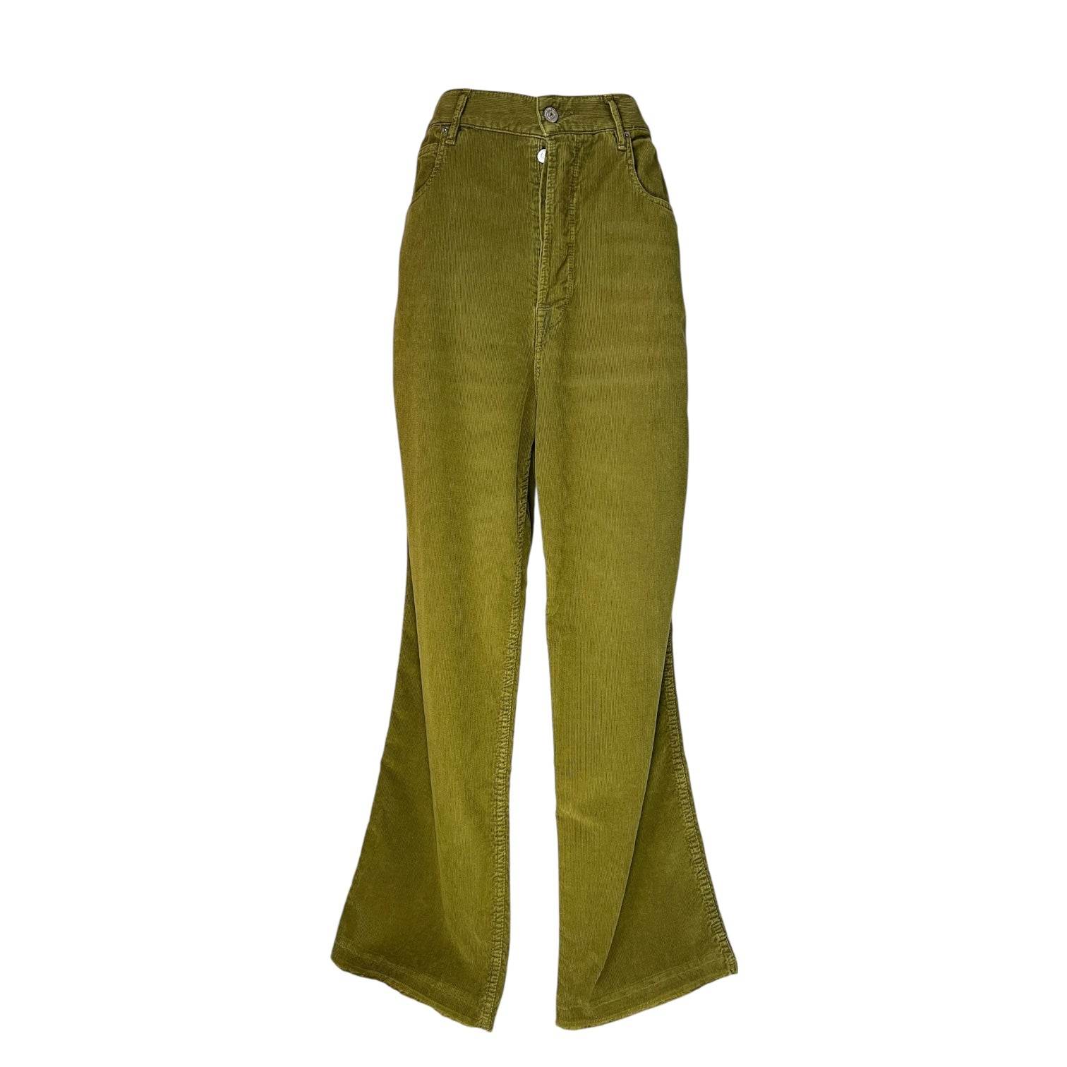 Golden Goose Corduroy Wide Leg Jeans – High Waisted Cropped, Sz 30 – pre-loved