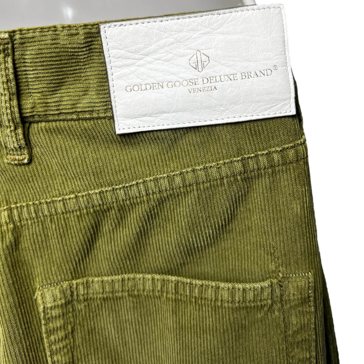 Golden Goose Corduroy Wide Leg Jeans – High Waisted Cropped, Sz 30 – pre-loved