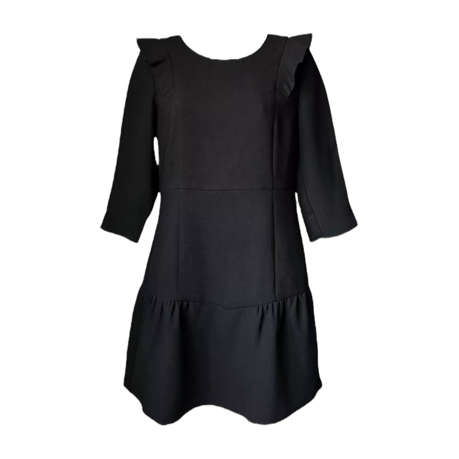 MaxMara Max&Co Crepe Mini Dress – Ruffle, Shift, UK8