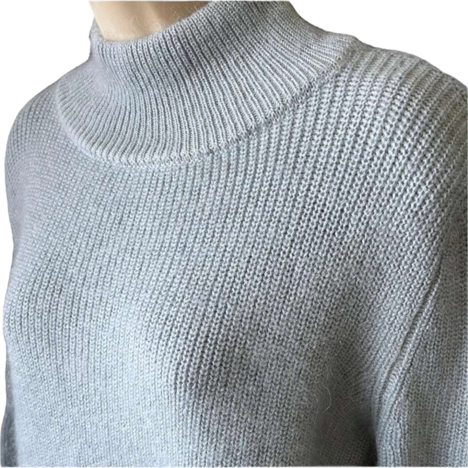 Viktoria & Woods Chunky Mohair-Blend Oversized Jumper – High Neck, UK 6–8 – pre-loved