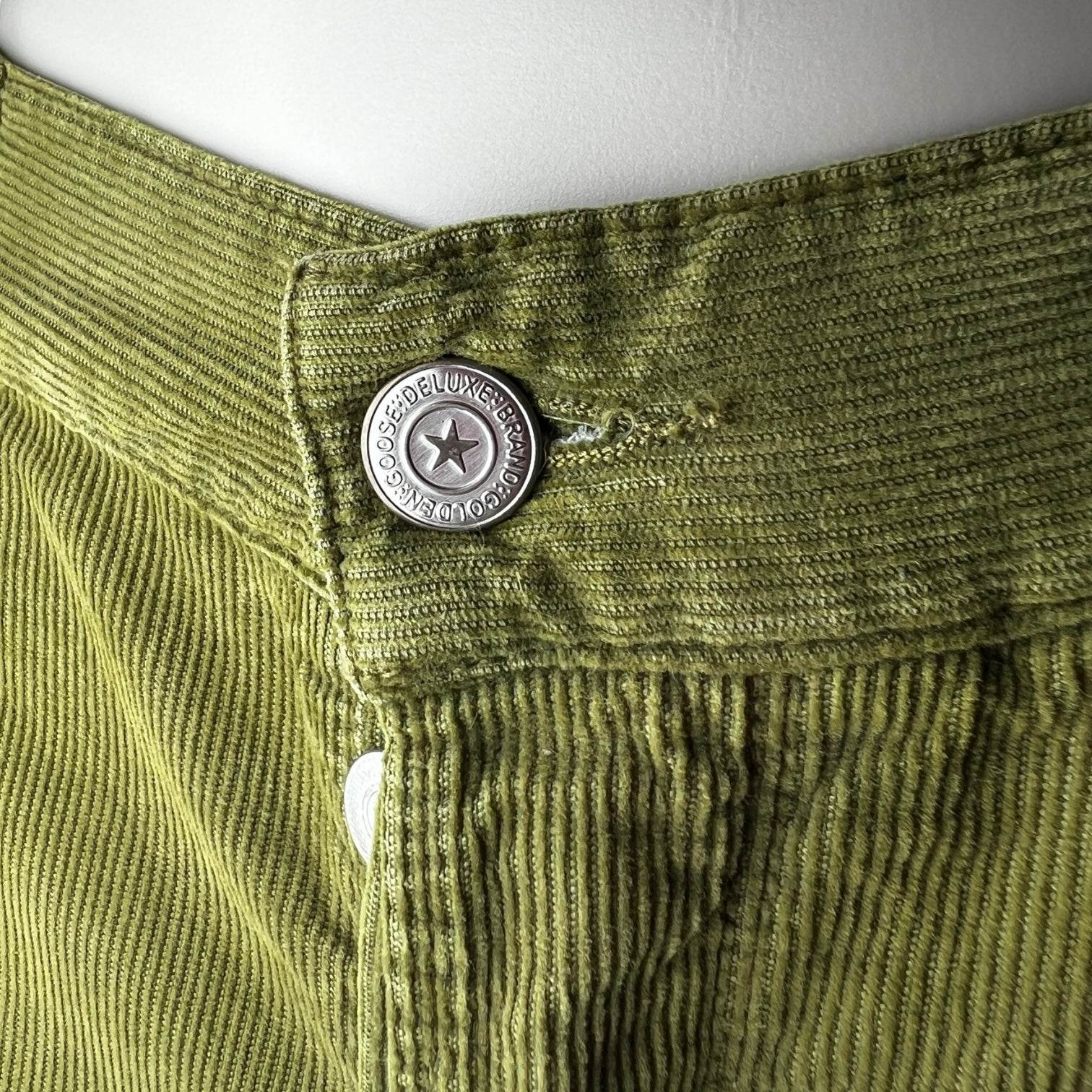 Golden Goose Corduroy Wide Leg Jeans – High Waisted Cropped, Sz 30 – pre-loved