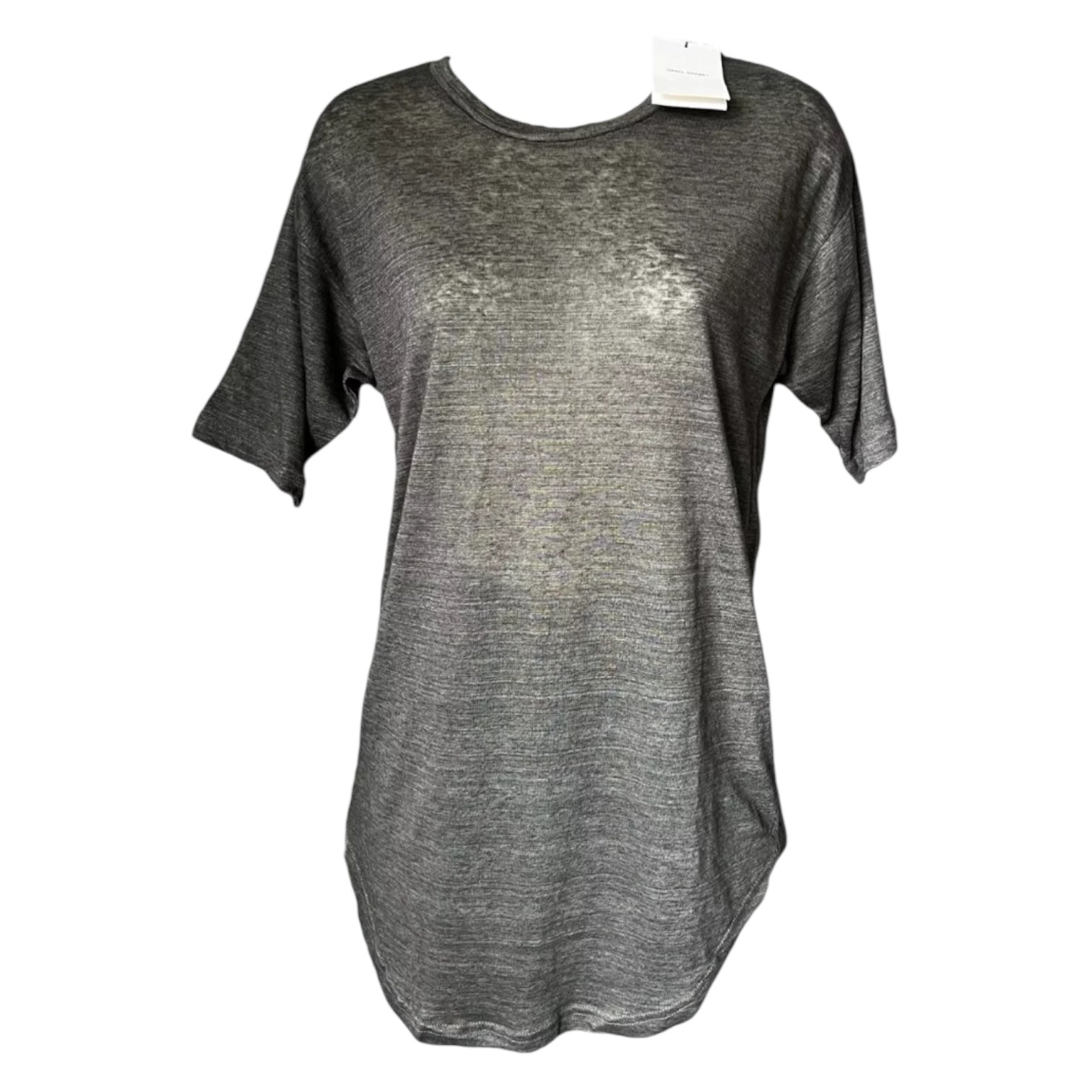 Isabel Marant Slub Linen T-Shirt – Longline, Size S – pre-loved