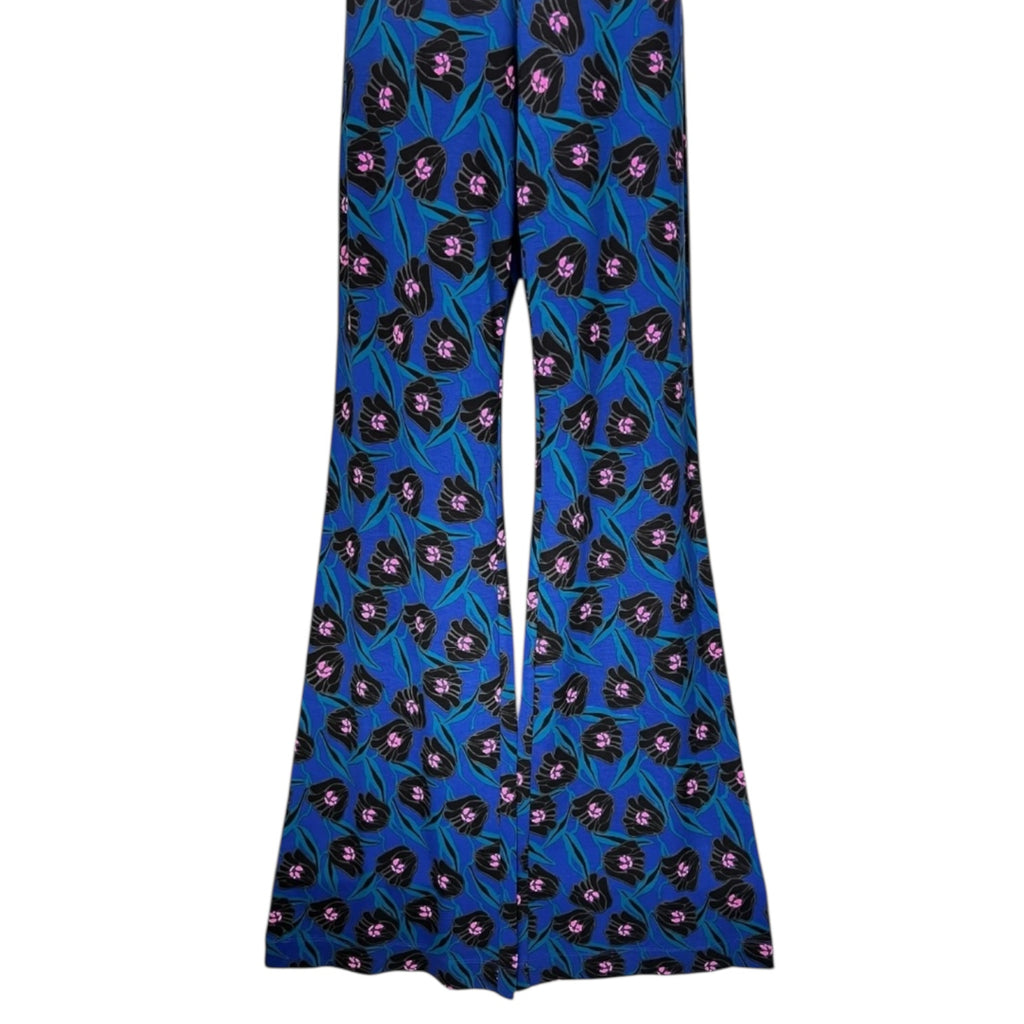 Diane von Furstenberg Brooklyn Fortune Vine Jersey Flared Pants – US8