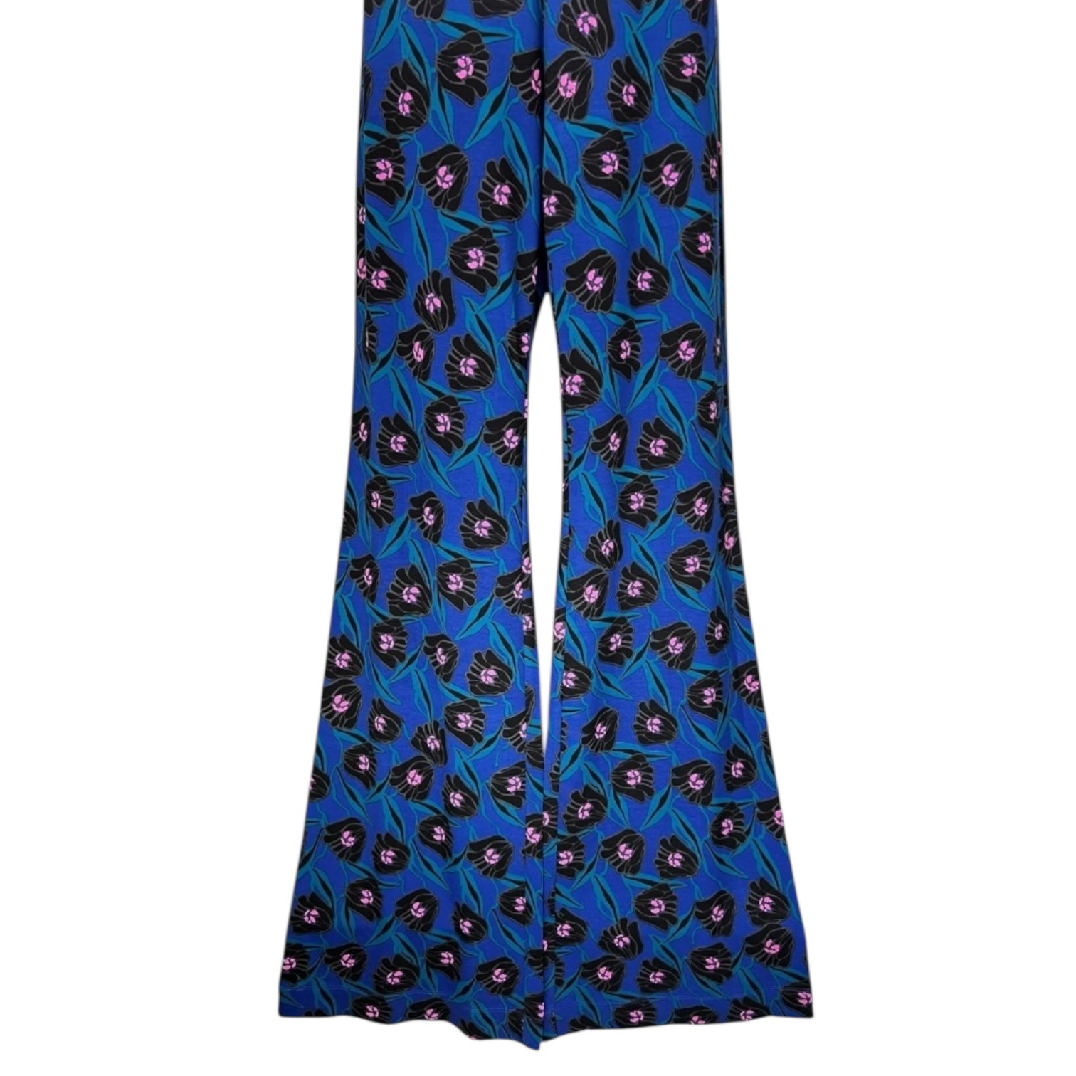 Diane von Furstenberg Brooklyn Fortune Vine Jersey Flared Pants – US8