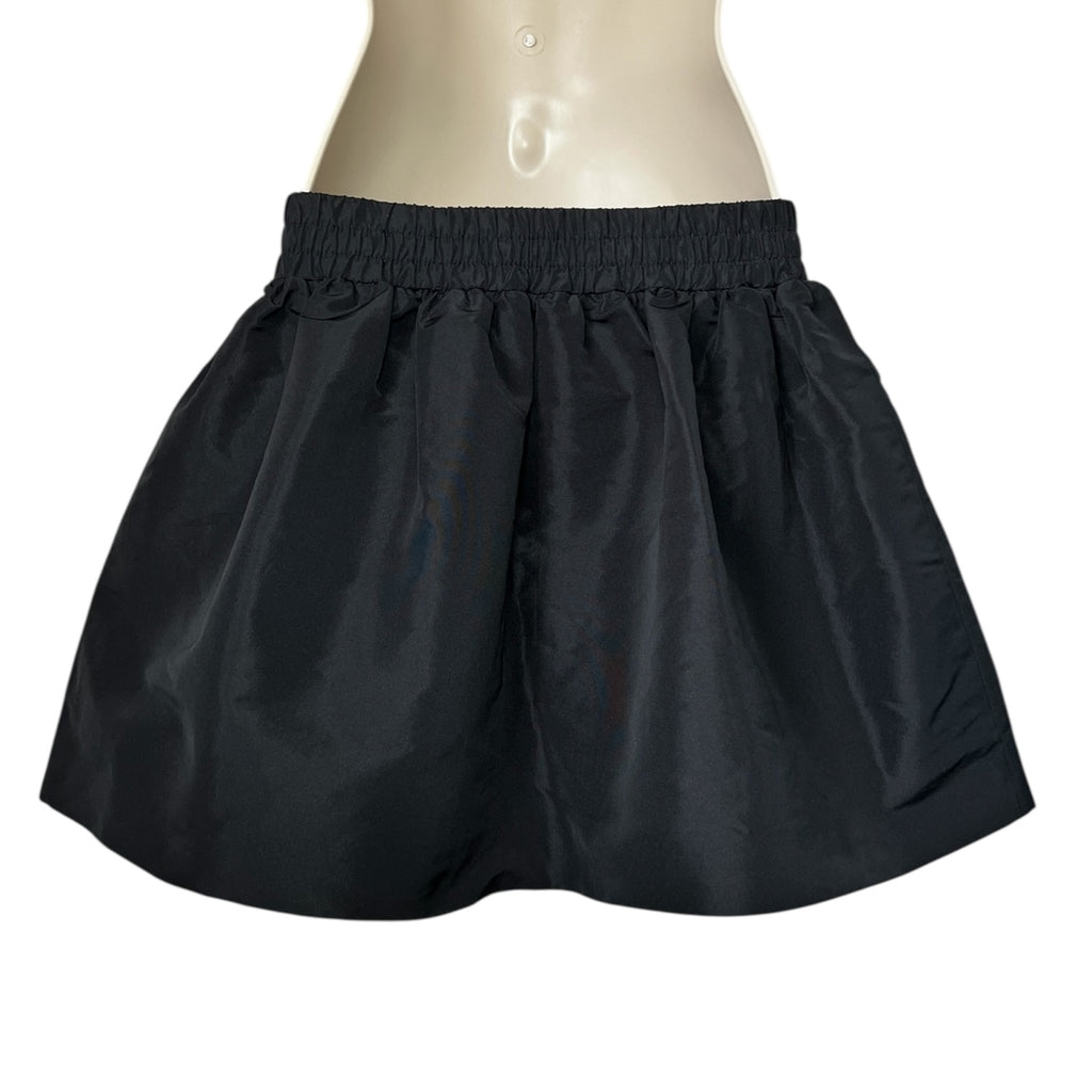 RED Valentino Mini Faille Skirt – Black Taffeta, IT40