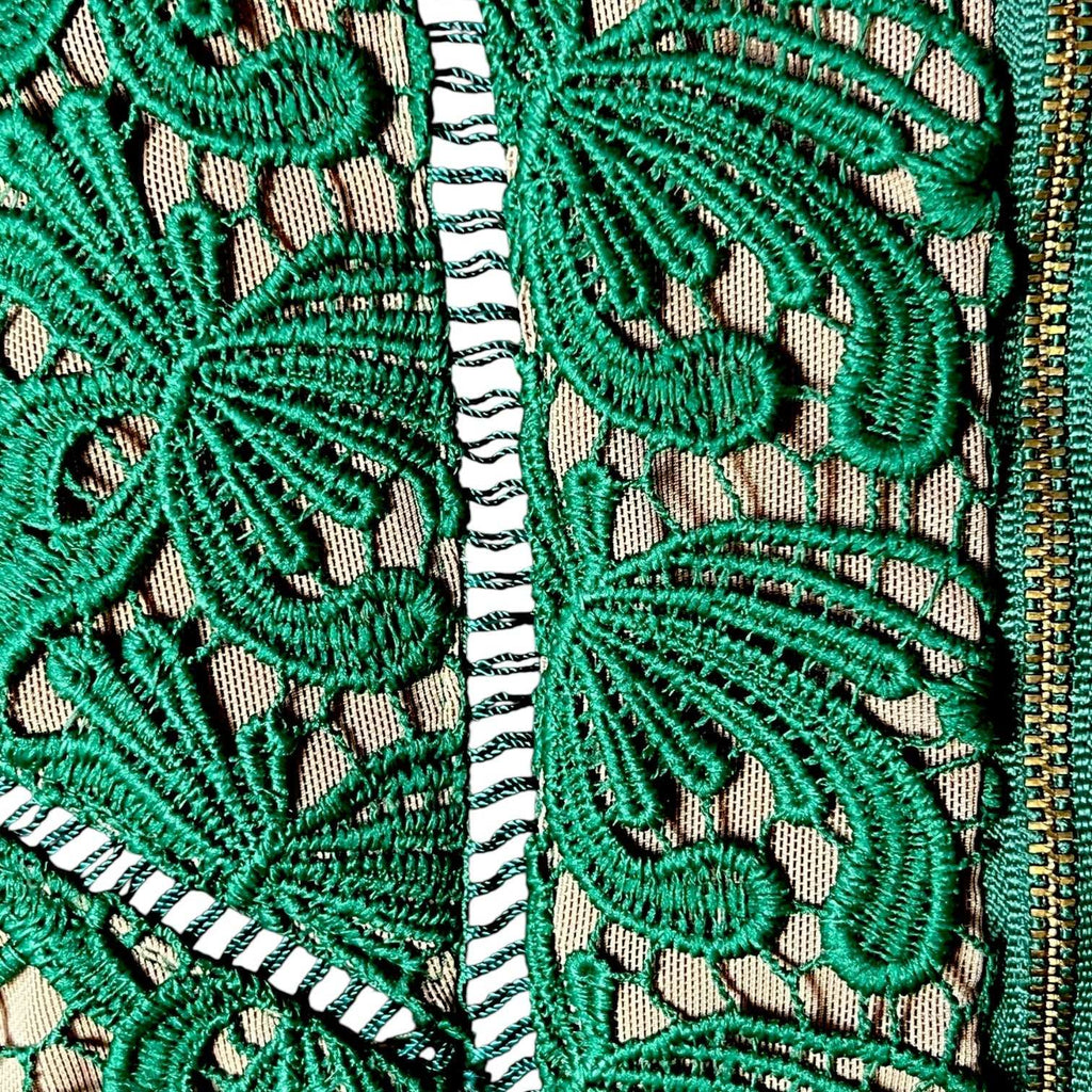 Self-Portrait Guipure Lace Mini Dress – Slip Style, Cut-Out, Fitted, UK 10 – pre-loved